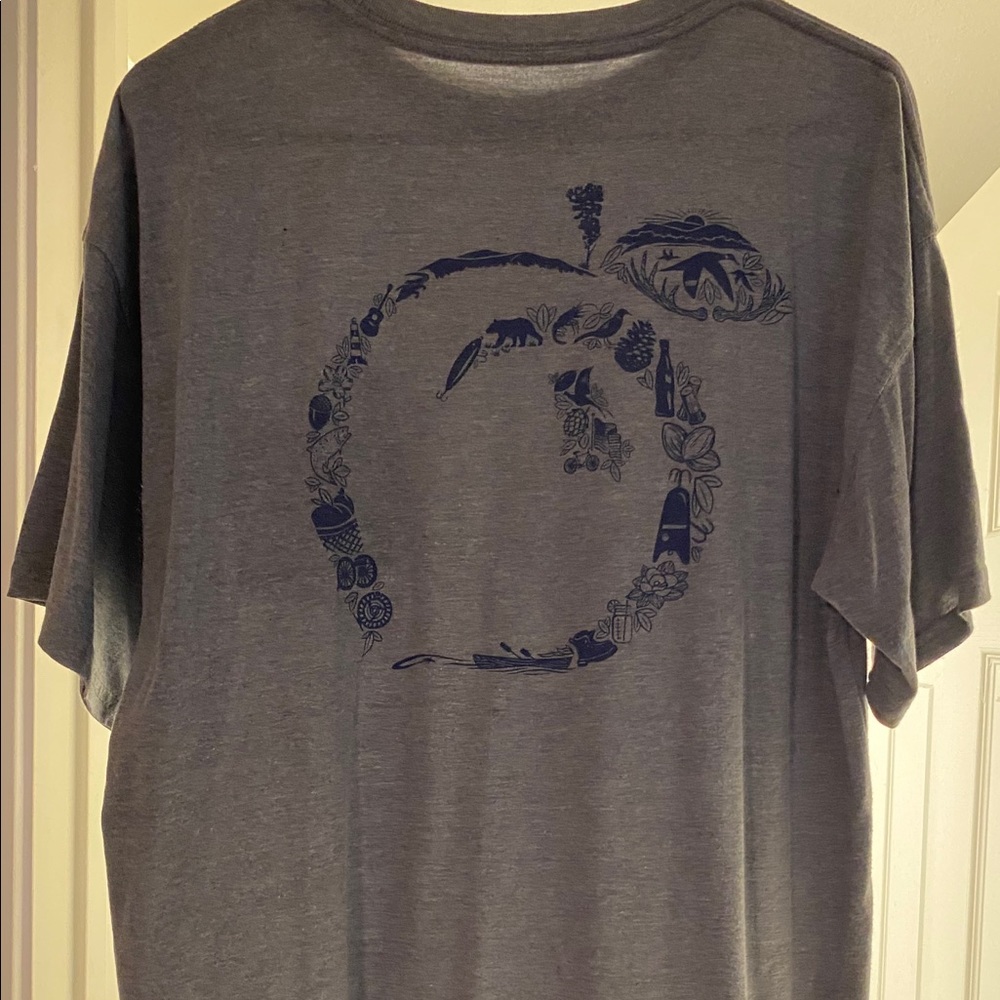 Peach State Pride Men’s T-Shirt - Gray - Size L